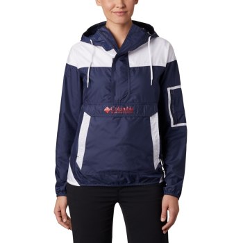 Columbia Ženske Jakne - Challenger Windbreaker Tamnoplave Bijele | NLQH-10342